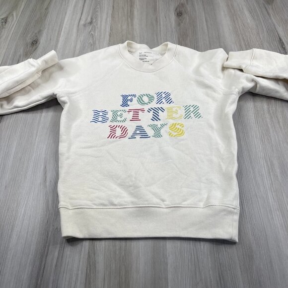 For Days Cream For Better Days Crewneck Sweatshirt Youth Kids Size S Small - Picture 4 of 12